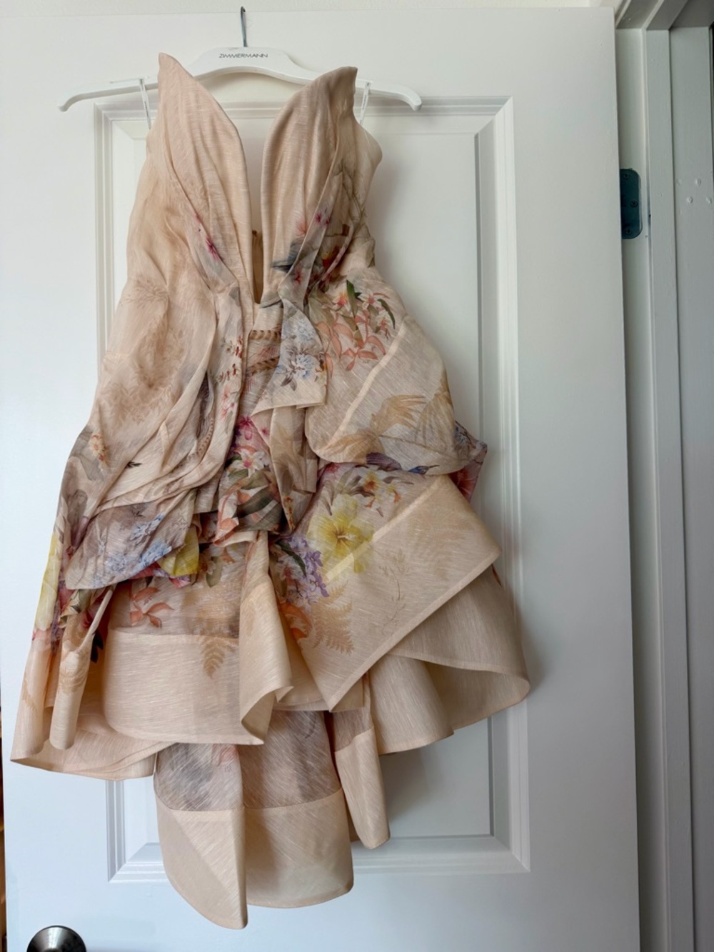 Zimmermann illuminate draped mini dress - Picture 3 of 10